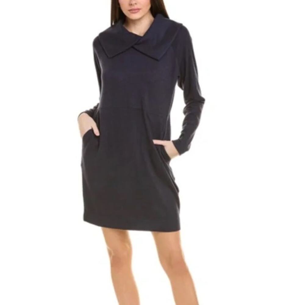 CAbi Round Up Dress Long Sleeve Size XXS
